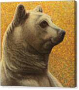 Portrait Of A Bear Canvas Print
