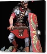Portrait Of A Roman Legionary - 07 Canvas Print