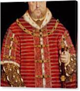 Portrait Of Henry Viii Canvas Print