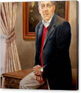 Portrait Of Joe Miraglia Canvas Print