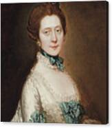 Portrait Of Lady Anne Furye Canvas Print