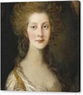 Portrait Of Princess Augusta Canvas Print