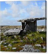 Poulnabrone Dolmen From The Neolithic Age Canvas Print
