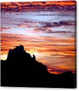 Praying Monk, Camelback Mountain, Phoenix Arizona Canvas Print