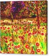 Prince Of Wales Poppy Fields Canvas Print
