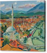 Prizren From Above, Kosovo Canvas Print