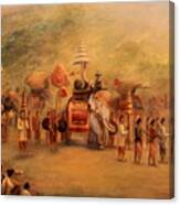 Procession Of The King Canvas Print