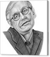 Professor Stephen Hawkings Canvas Print
