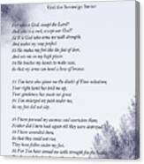 Psalm 18- Pg 4 Canvas Print