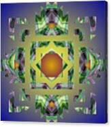 Psychedelic Mandala 002 A Canvas Print