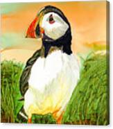 Puffin Cutie Canvas Print