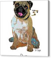 Pug Pop Art Canvas Print