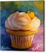 Pumpkin Cupcake Canvas Print