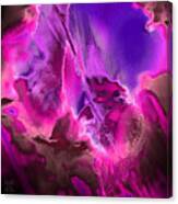 Purple Fuchsia Abstract Canvas Print