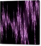 Purple Lightening Canvas Print