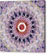 Purple Mosaic Mandala - Abstract Art By Linda Woods Canvas Print