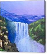 Purple Mountains Canvas Print