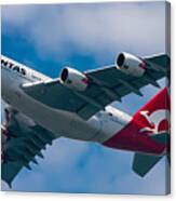 Qantas A380 Canvas Print