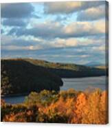 Quabbin Reservoir Foliage View Canvas Print