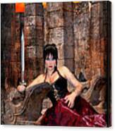 Queen Of Swords Canvas Print