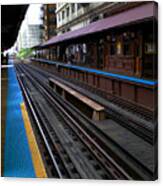 Quincy Train Station Canvas Print