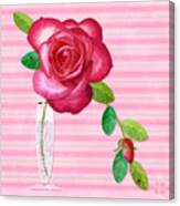 R Is For Rose Canvas Print