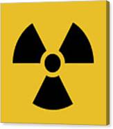Radiation Hazard Symbol Canvas Print