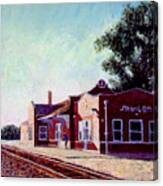 Railroad Station Canvas Print