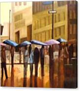 Rain In Manhattan Number Seventeen Canvas Print