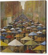 Rain Street Canvas Print