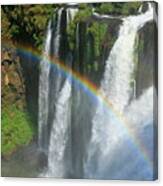 Rainbow At Iguazu Falls Canvas Print