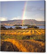 Rainbow Over Loch Leven - Kinross - Scotland Canvas Print