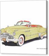 Rainman 1949 Buick Roadmaster Canvas Print