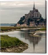 Rainy Day At Mont Saint Michel 2 Canvas Print
