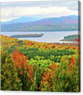 Rangeley Lake And Rangeley Plantation Canvas Print