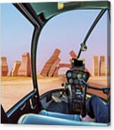 Ras Mohammed Helicopter Canvas Print