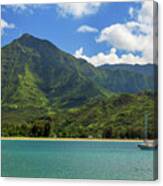 Ready To Sail In Hanalei Bay Canvas Print
