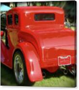 Red - Many Parts - Hot Rod Canvas Print