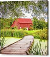 Red Barn Canvas Print