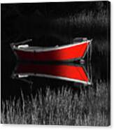 Red Dinghy Canvas Print