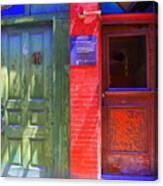 Red Doors Of Boston 3 Canvas Print