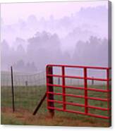 Red Gate Canvas Print