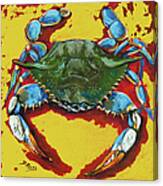 Red Hot Crab Canvas Print