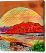 Red Mountain Utah Canvas Print