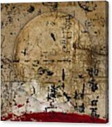 Red Planet Full Moon Canvas Print