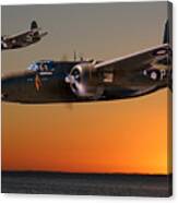 Red Sky At Morning - Raaf Version Canvas Print