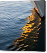 Reflecting On Yachts And Sunsets Canvas Print