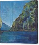 Reflection Lake Garda Italy Canvas Print