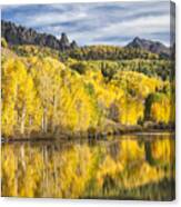 Reflection With Ophir Needles I Canvas Print