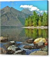 Reflections Glacier National Park Canvas Print